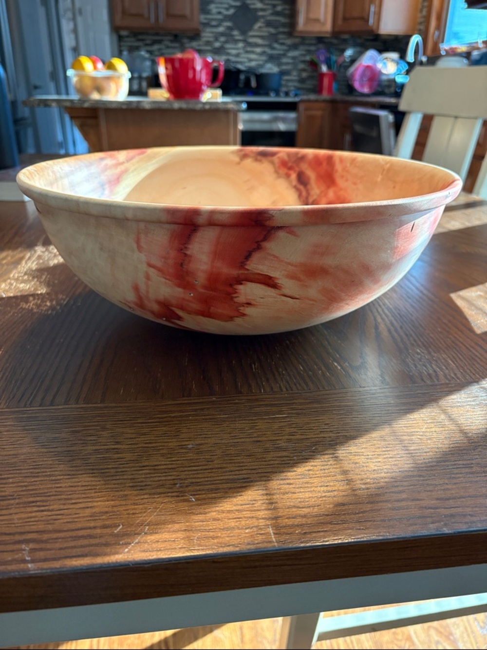 Handmade Wooden Serving Bowl
